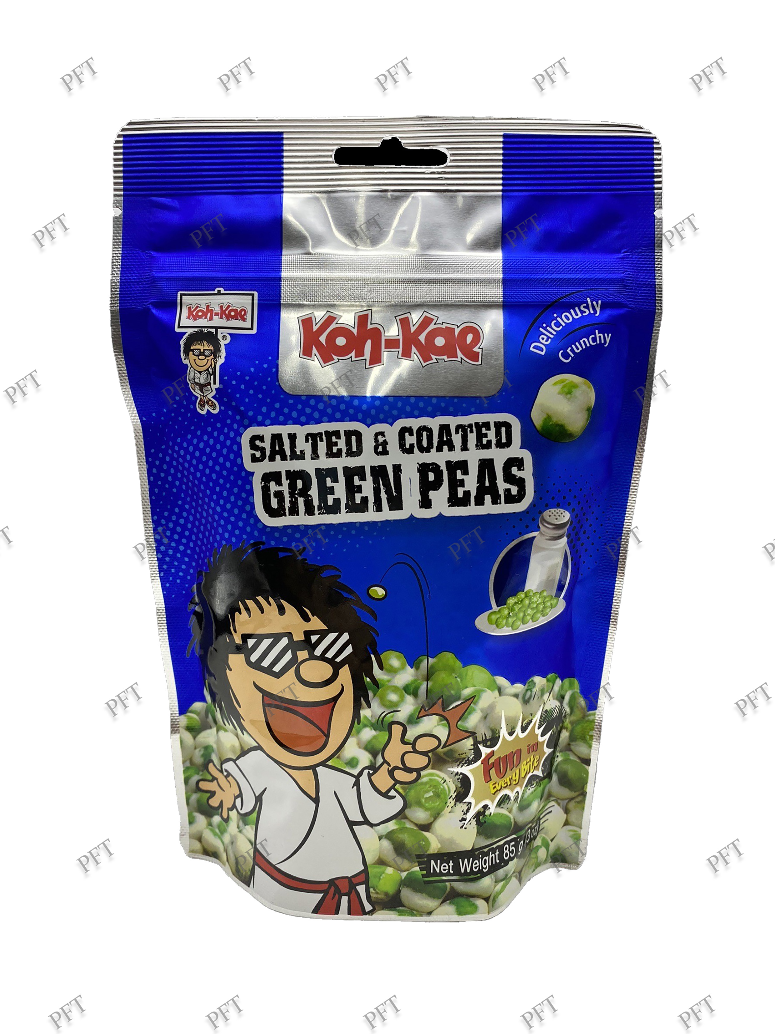 ถั่วลันเตาอบกรอบรสเกลือทะเล