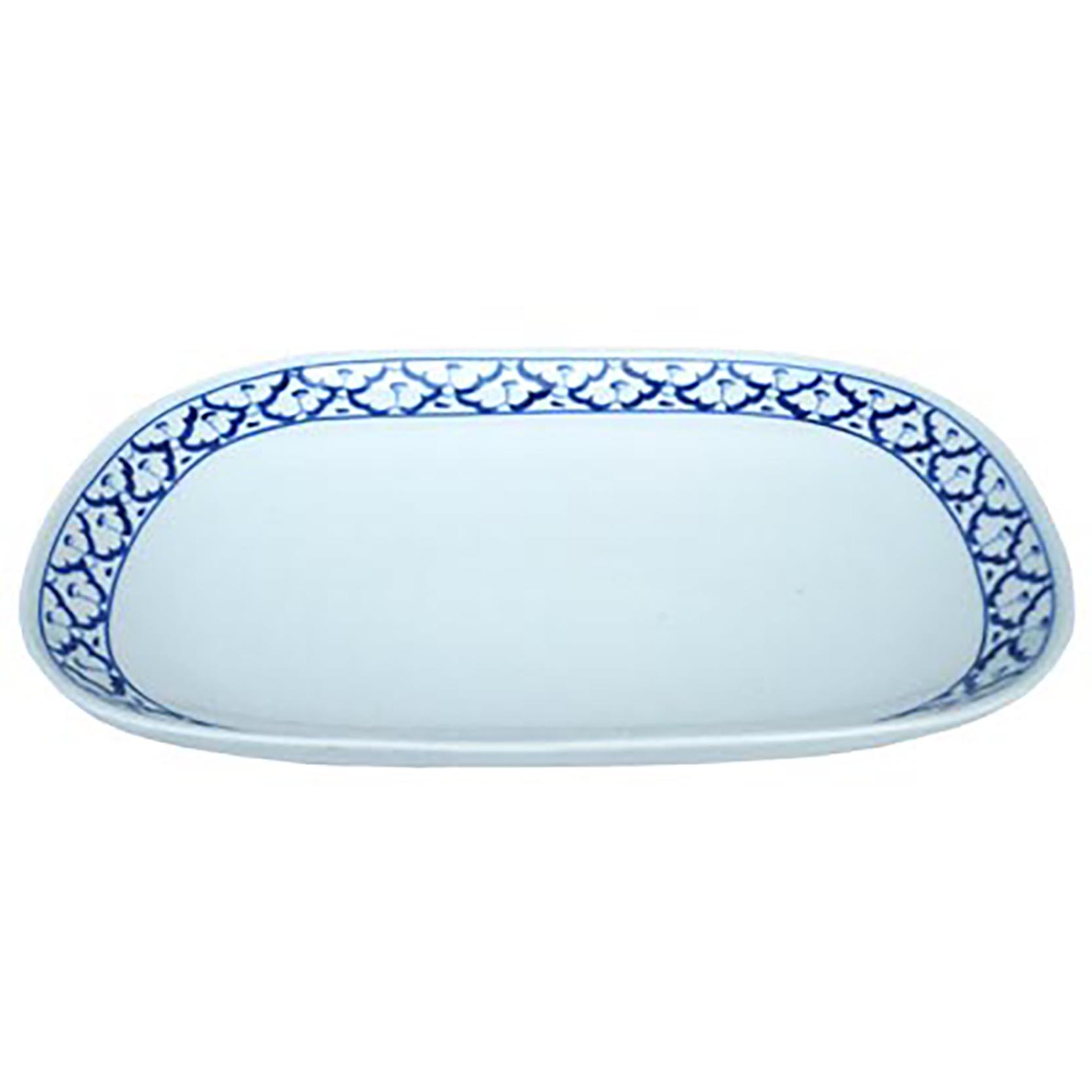 จานเซรามิคผืนผ้า / กลาง (P045)